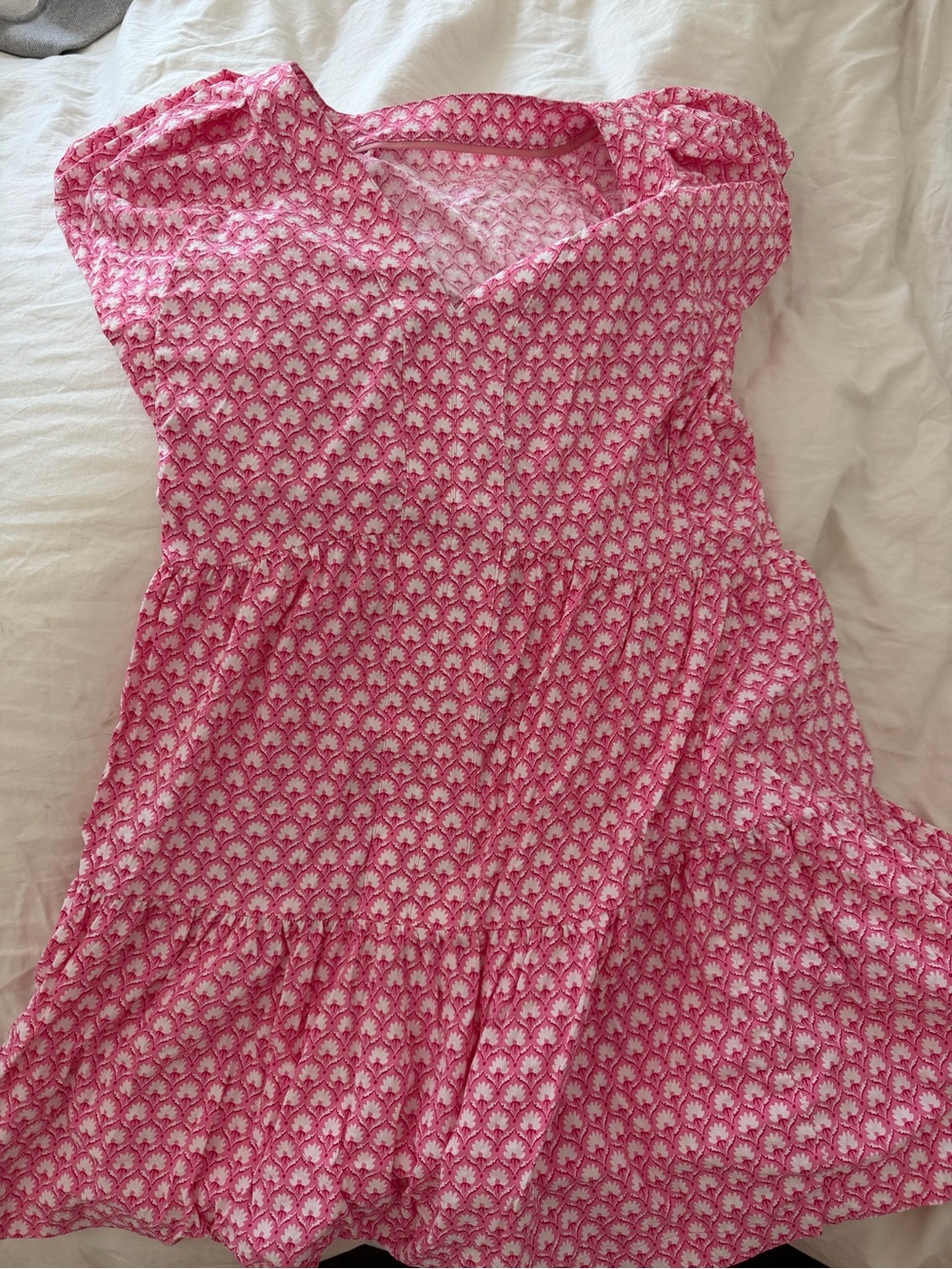 Vineyard Vines Printed V-Neck Summer Dress